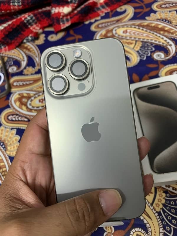 Apple Iphone 15 Pro Natural Titanium 2