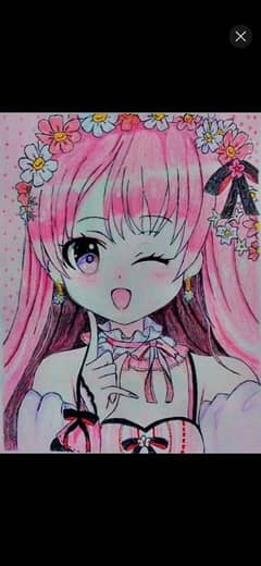 Anime girl Drawing kawaii girl drawing