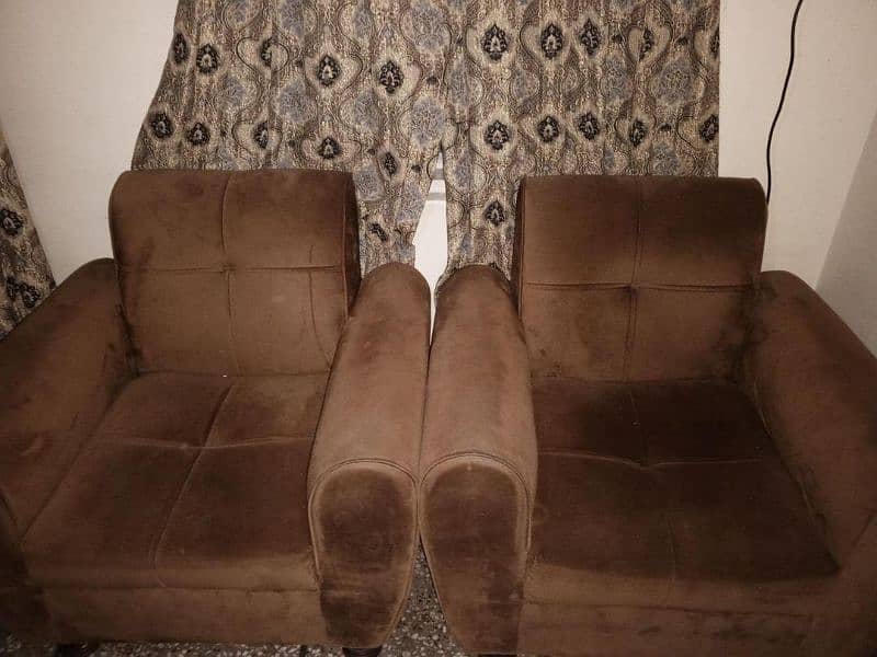 Sofa set with Deewan in good condition 1