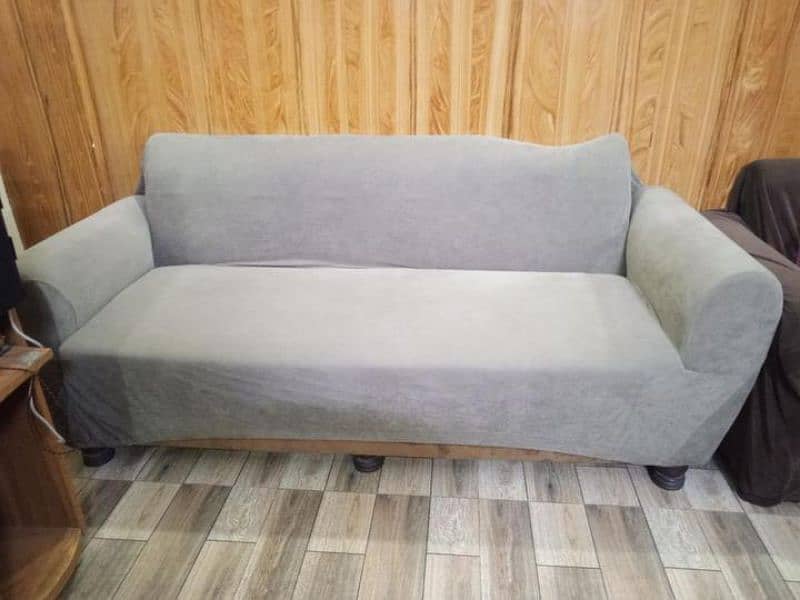 Sofa set with Deewan in good condition 4