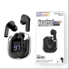 Air 31 TWS, Pro 12 Earbuds_with Super Sound &High Quality Touch Sensor