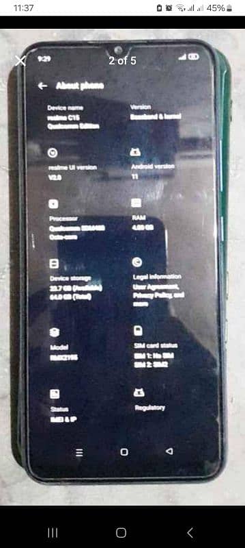 realme c15 mint condition 1