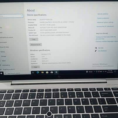 HP EliteBook 840 G8 - i5 10th Generation, 8GB, 256GB SSD. 4