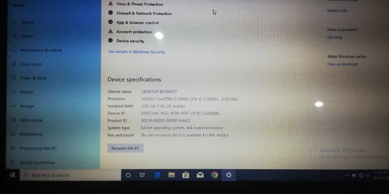 Laptop lenovo 9