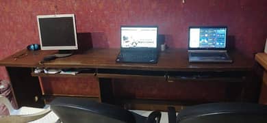 Office Table 3 Person Work Capacity with 3 keyboard drawer