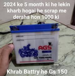 Gs 150 Headlight aur Battery waghera hen