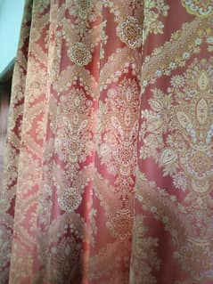 6 curtains for sale in excellent condition. jamawar fabric.