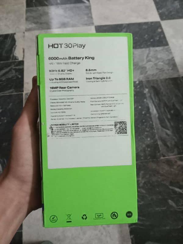 Infinix hot 30 play 10