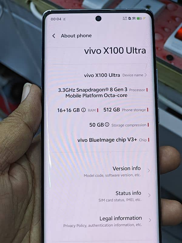 Vivo X100 Ultra 16+16 512 Urgent Sale 10