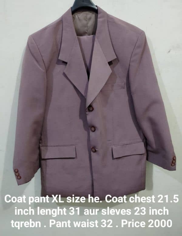 1 Armani coat 4 normal Coat pant 2