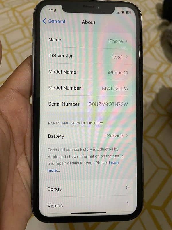 Iphone 11 128gb purple color 4