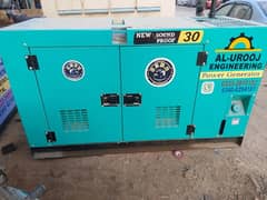 denyo generator client canopy 30 kva rental generator