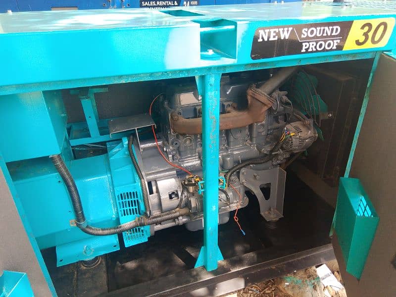 denyo generator client canopy 30 kva rental generator 6