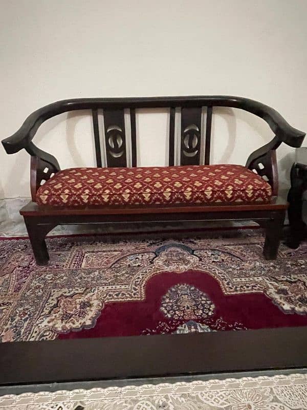 Best Wood Sofa Set For Sale 1