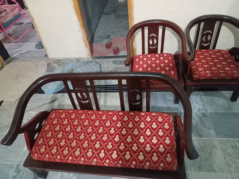 Best Wood Sofa Set For Sale 2