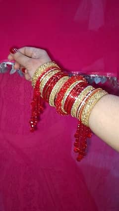 Barat Bridal Set available colour Red Golden