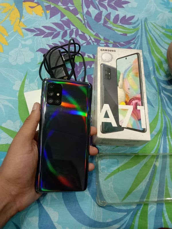 samsung A71 box chrgr 8/128 offical pta 7