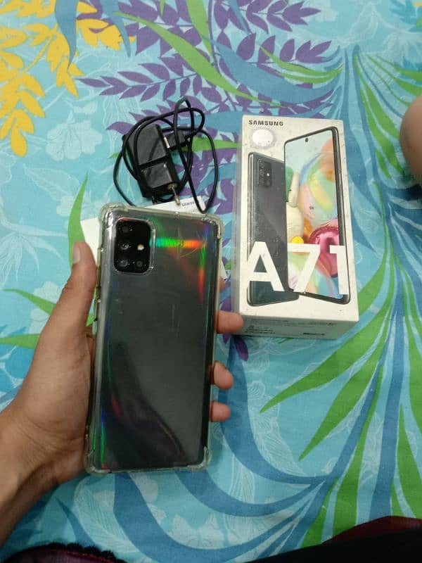 samsung A71 box chrgr 8/128 offical pta 11