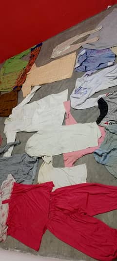 Almost 50 Clothes full suits Men ,Women and baby Used Condition