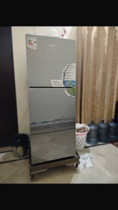 Grey Refrigerator 2 door.