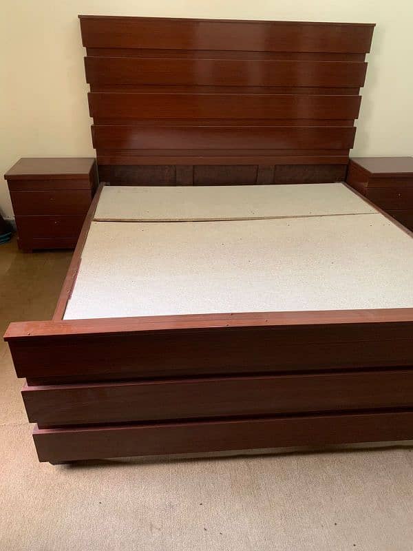 Brand new double bed with side tables 1