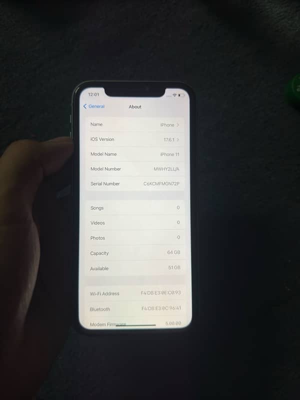 iphone 11 Jv 64 gb good Condition 3 u tool report attached 4