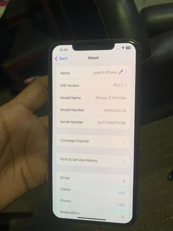 iphone 11 pro max 64GB Non pta 6