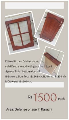 wooden kitchen cabinet doors