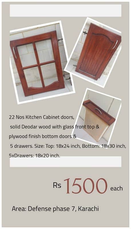 wooden kitchen cabinet doors 0