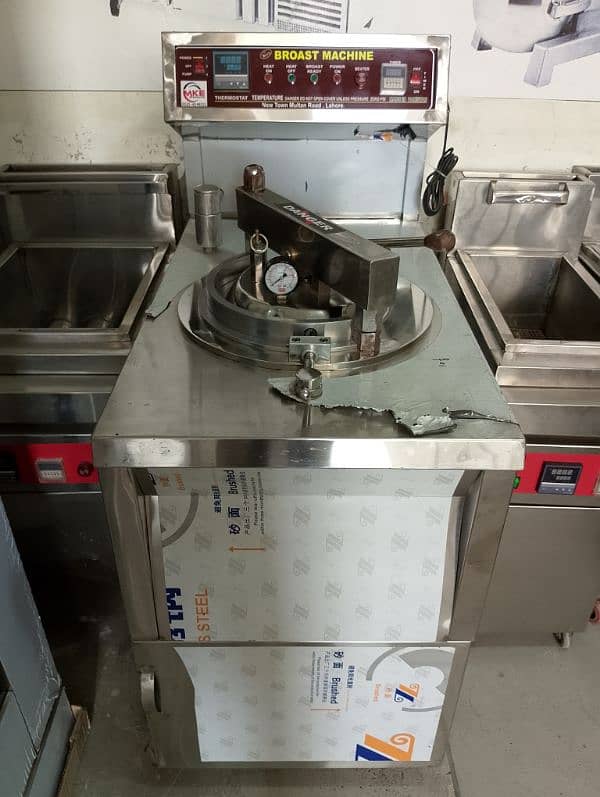 new broast machine 16 litter oil capacity pizza oven dough mixer fryer 2