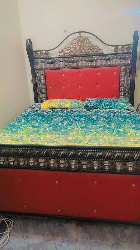 iron king size bed for sale 1