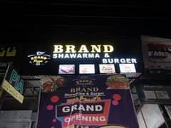 burger shawarma setup for sale mnasib price ha Saman bilkul new ha 0