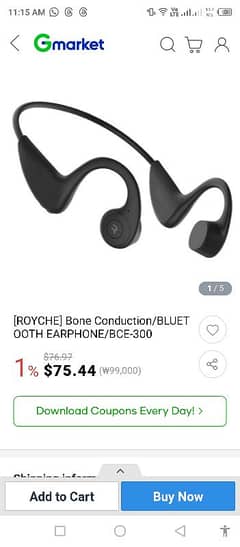 Bone conduction wireless headphones