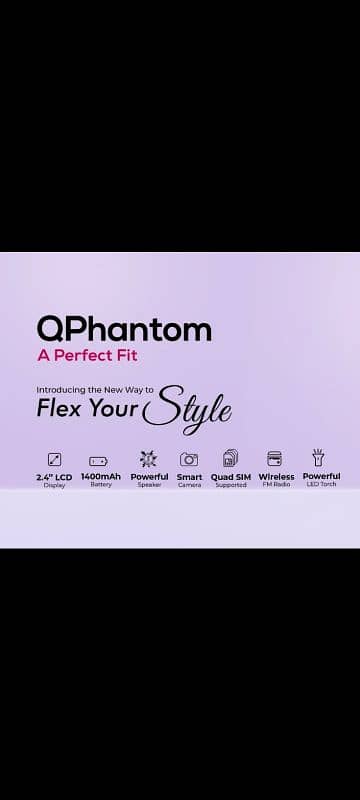 QMobile phantom folding phone with four sims 6