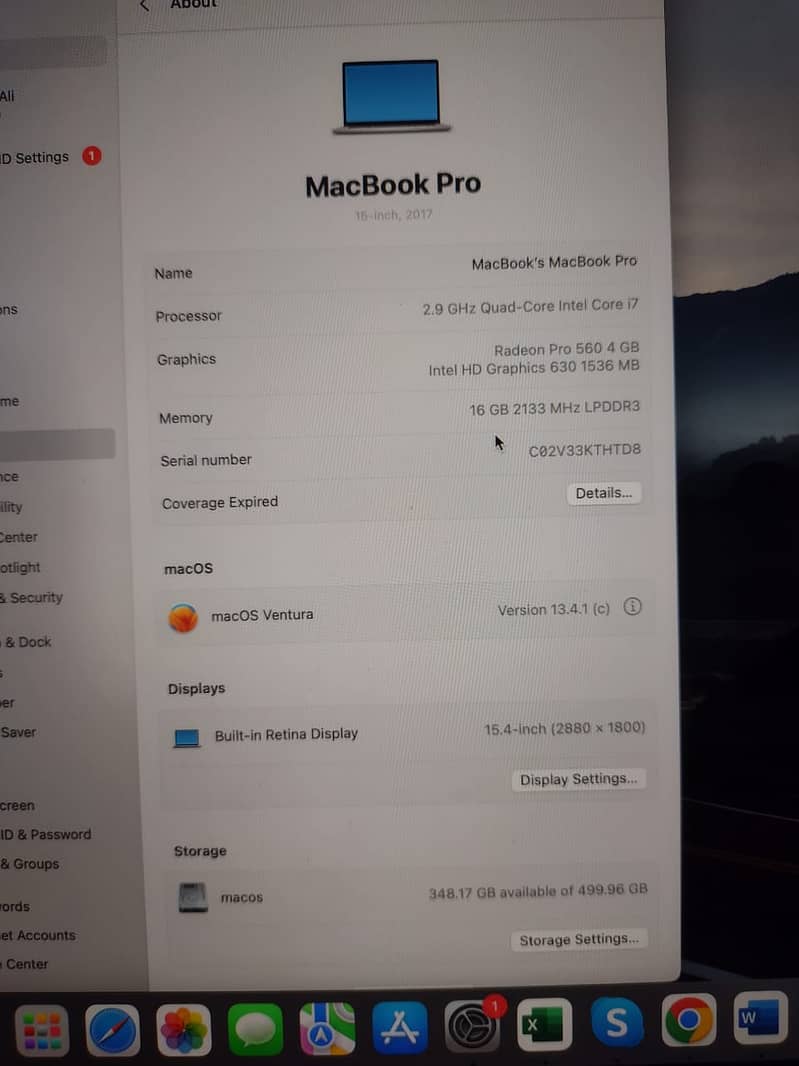 MACBook Pro 2017 5