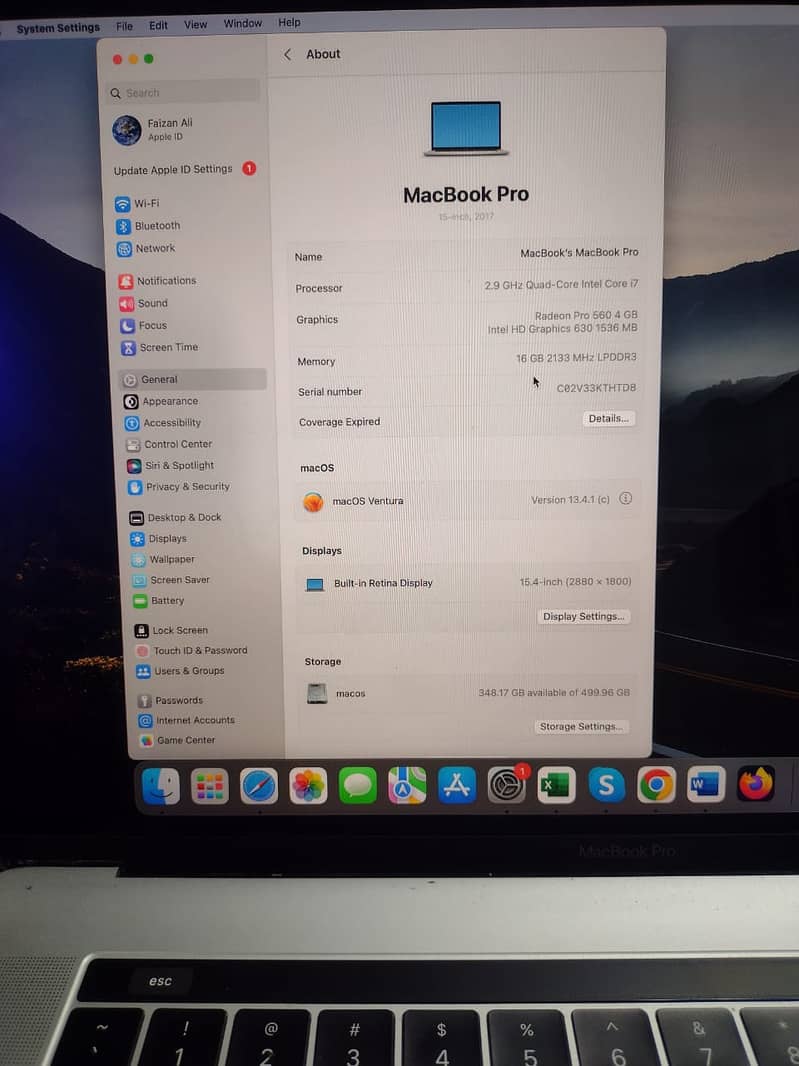 MACBook Pro 2017 8