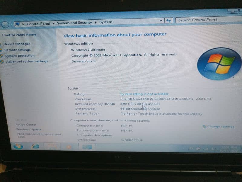 Dell latitude E5530 coure i5 Laptop dual proceesor 7