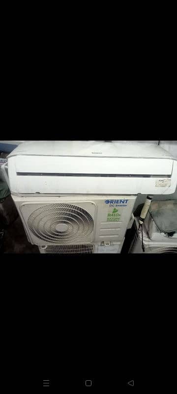 1.5 Ton Orient DC inverter ac jenun for sale running condition child. 0