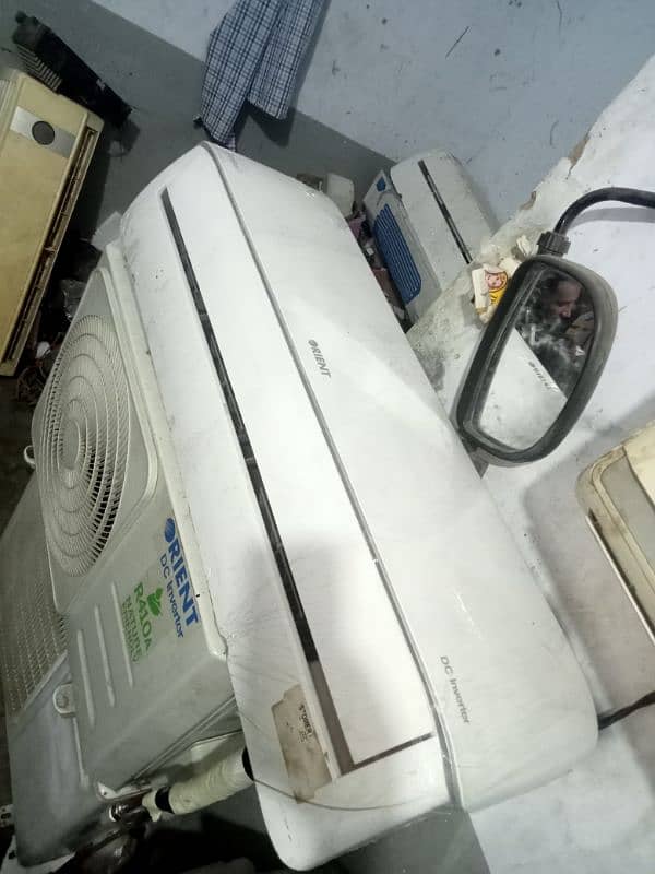 1.5 Ton Orient DC inverter ac jenun for sale running condition child. 7