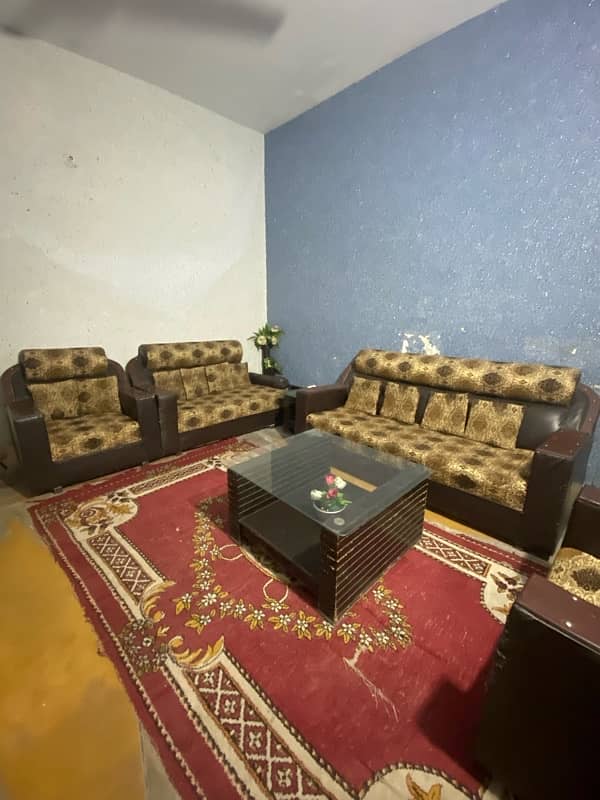 7 seater sofas + 2 tables 5