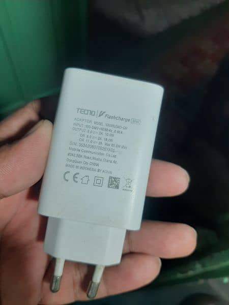 tecno 65w fast charger 1