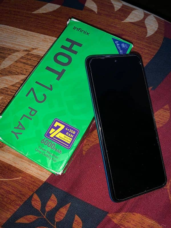 infinix hot 12 play with box 4