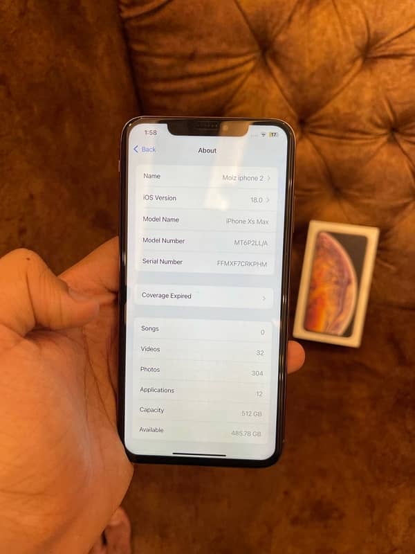 iphone xs max pta approved 512 gb 6