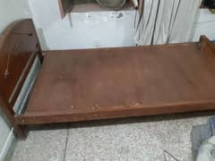 Single Bed Solid Wood Two pice