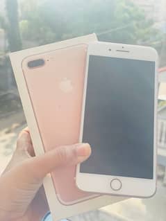 iPhone 7 Plus with box pta approved rose gold