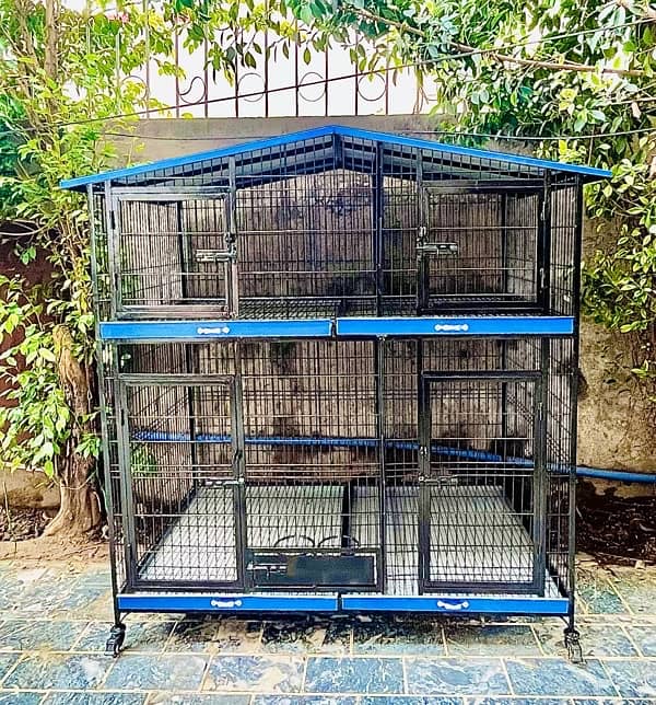 BIG CAGE FOR DOGS CATS BIRDS AND CAN BE USED FOR ANY PET ANIMAL 1