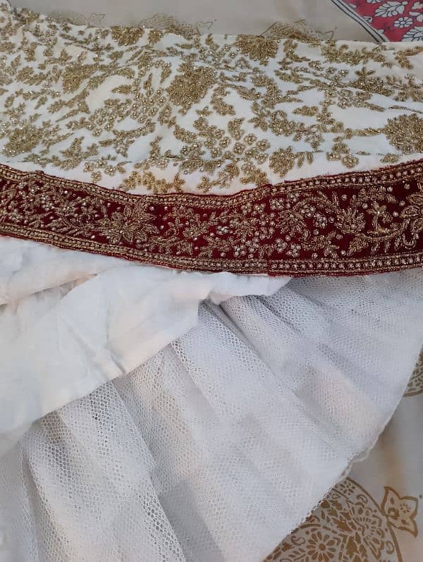 full heavy kora dabka work bridal dress 4