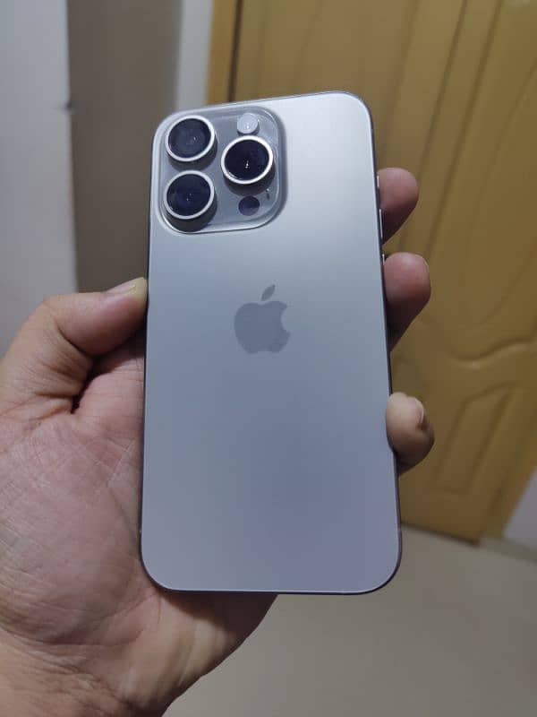 iPhone 15 pro 256gb official pta Approved 9