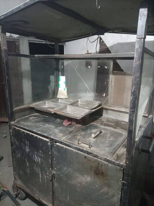 fries and samosa counter for sale. 0