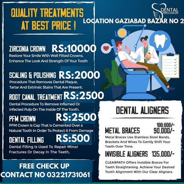 Ahsan dental clinic free check up 0